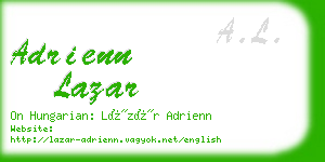 adrienn lazar business card
